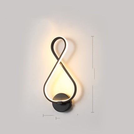 Minimalist Wall Mounted LED Lamp