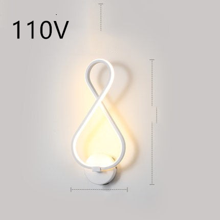 Minimalist Wall Mounted LED Lamp