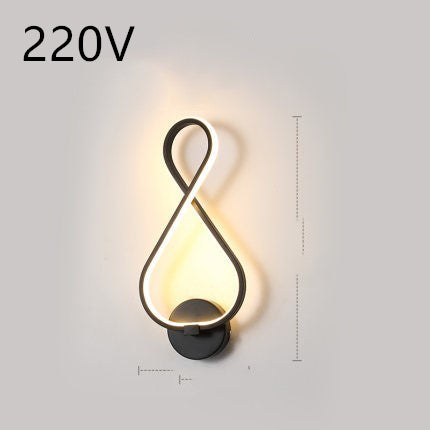 Minimalist Wall Mounted LED Lamp
