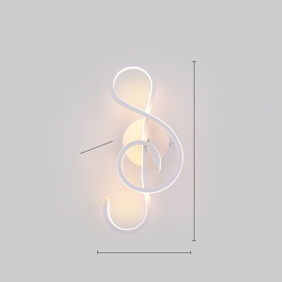 Minimalist Wall Mounted LED Lamp