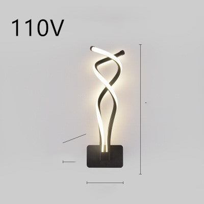 Minimalist Wall Mounted LED Lamp