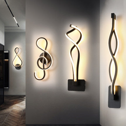 Minimalist Wall Mounted LED Lamp