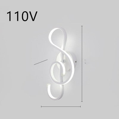 Minimalist Wall Mounted LED Lamp