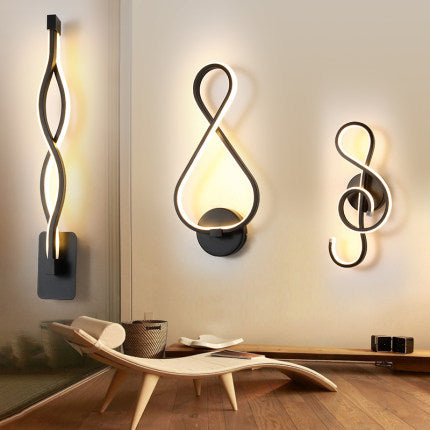 Minimalist Wall Mounted LED Lamp
