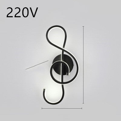 Minimalist Wall Mounted LED Lamp
