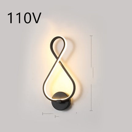 Minimalist Wall Mounted LED Lamp