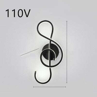 Minimalist Wall Mounted LED Lamp