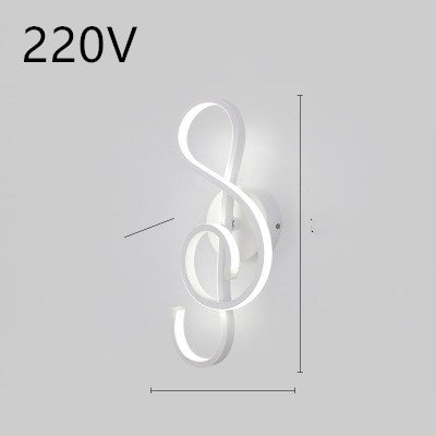 Minimalist Wall Mounted LED Lamp