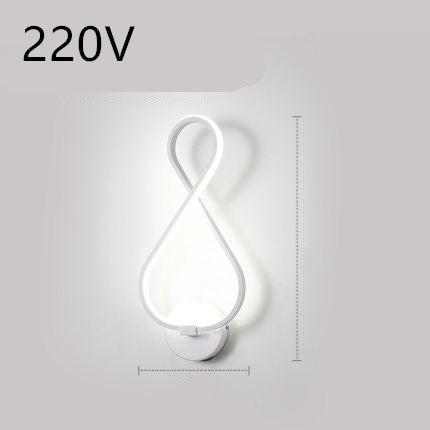 Minimalist Wall Mounted LED Lamp