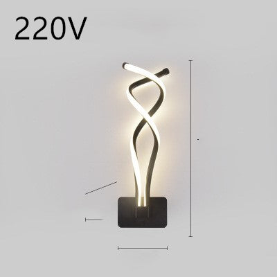 Minimalist Wall Mounted LED Lamp