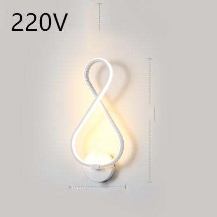 Minimalist Wall Mounted LED Lamp
