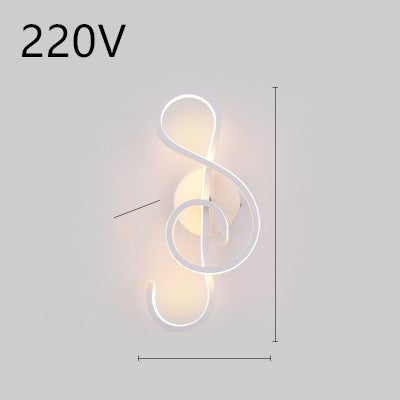 Minimalist Wall Mounted LED Lamp