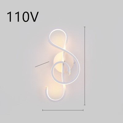 Minimalist Wall Mounted LED Lamp