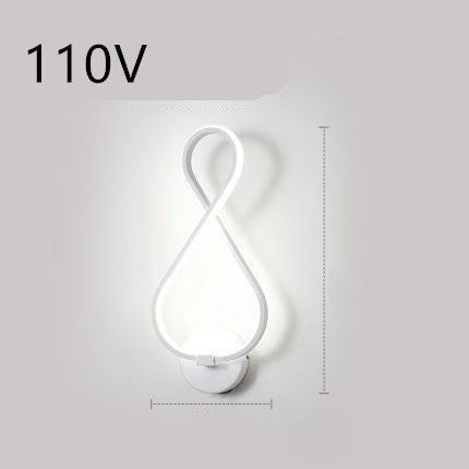 Minimalist Wall Mounted LED Lamp