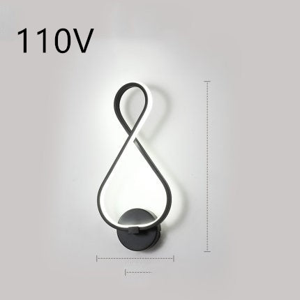 Minimalist Wall Mounted LED Lamp
