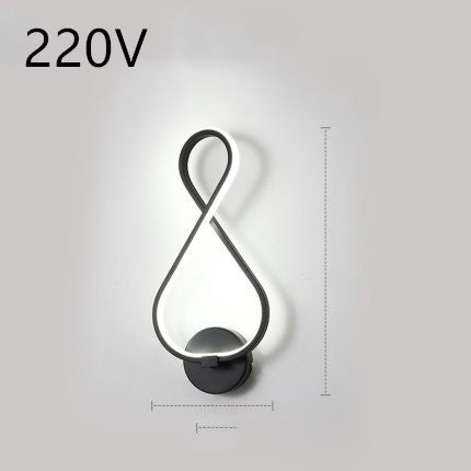 Minimalist Wall Mounted LED Lamp